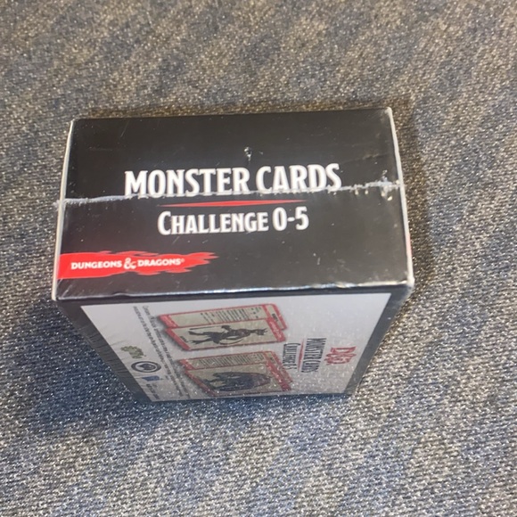 Classic Dungeons and Dragons Monster Card Box Set. Challenge 0-5. New. Sealed. - Picture 5 of 10